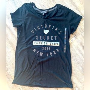 VICTORIAS SECRET Vintage 2013 Fashion Show Rhinestone Graphic Tee